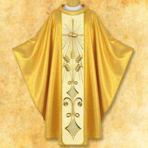 Embroidered wedding chasuble “What God Has Joined”