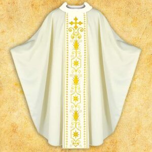 Chasuble with embroidered belt “Sacrum”