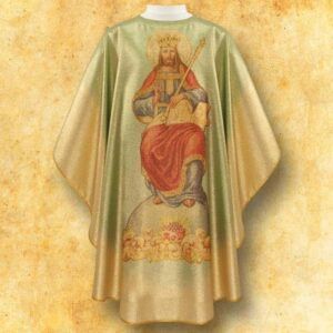 Gold photo chasuble “Christ the King”